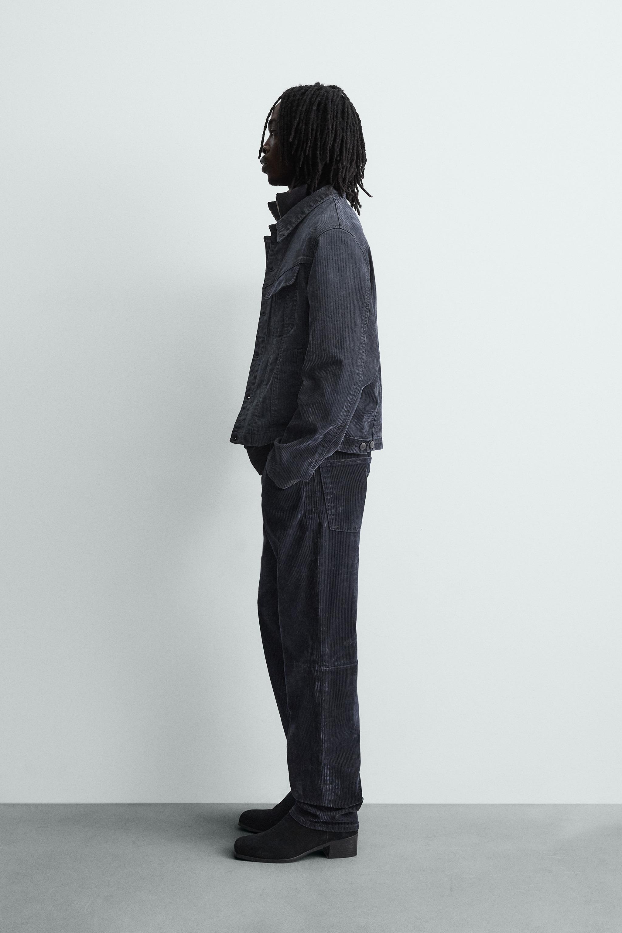 CROPPED FIT CORDUROY JACKET